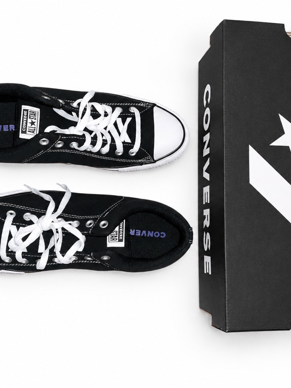 Converse Black & White Low Top Sneakers